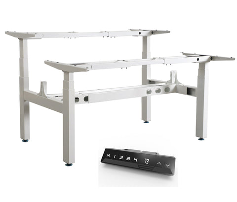 Infinity 3 Stage Leg, 4 Motor, 120kg lifting weight each desk, 4 Memory Back to Back (Frame only)